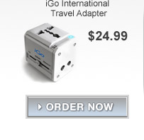 iGo International Travel Adapter - $24.99 - ORDER NOW